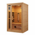 Infrared Sauna Built for Daily Wellness, Low EMF Carbon Crystal, Canadian Hemlock Wood, Bluetooth Speakers